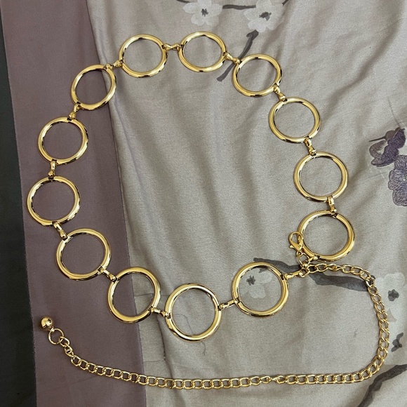 Fashion Nova Accessories - Gold Toned Fashion Nova Chain-Belt | Used once, in great condition | 44 1/2 inch